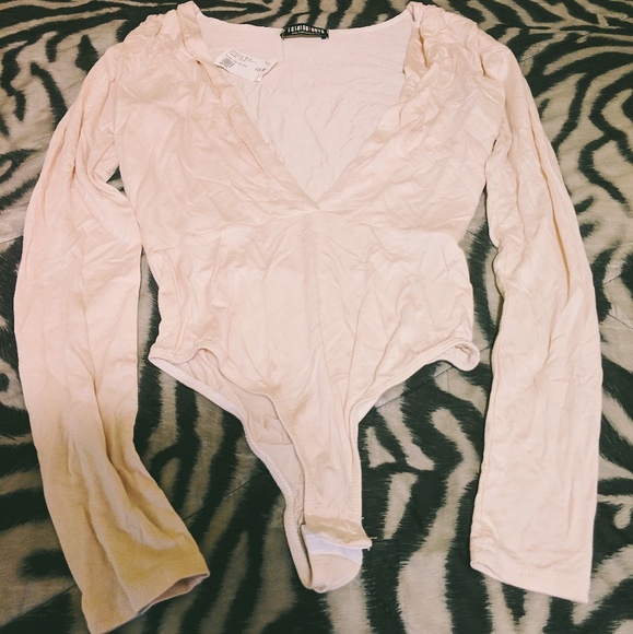 Fashion Nova Blush Bodysuit - Picture 3 of 4